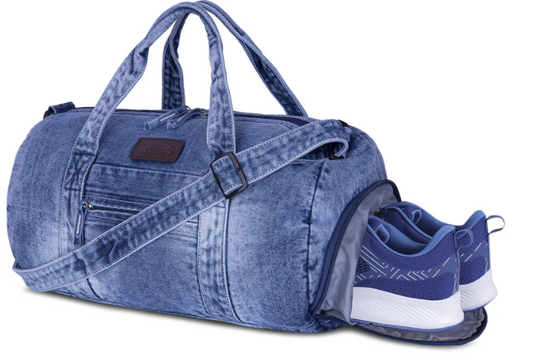 Denim Duffle Bag for Women and Men